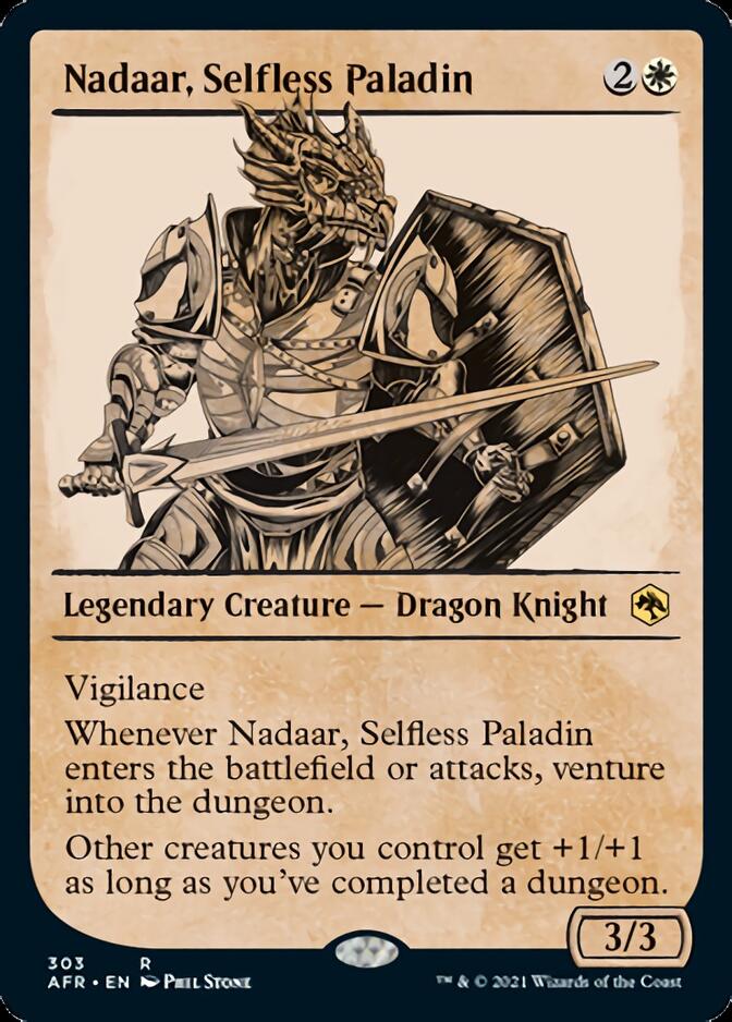 Nadaar, Selfless Paladin (Showcase) [Dungeons & Dragons: Adventures in the Forgotten Realms] | Exor Games Truro