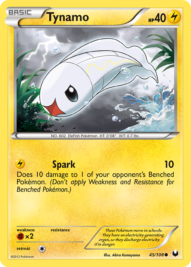 Tynamo (45/108) [Black & White: Dark Explorers] | Exor Games Truro