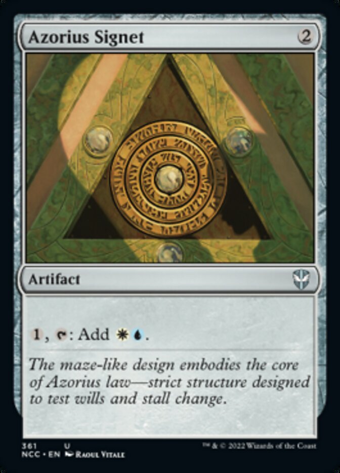Azorius Signet [Streets of New Capenna Commander] | Exor Games Truro