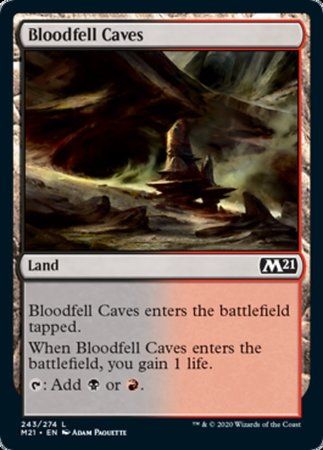 Bloodfell Caves [Core Set 2021] | Exor Games Truro