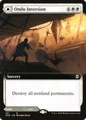 Ondu Inversion // Ondu Skyruins (Extended Art) [Zendikar Rising] | Exor Games Truro
