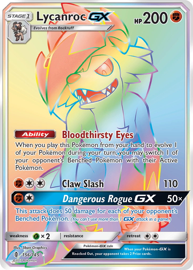 Lycanroc GX (156/145) [Sun & Moon: Guardians Rising] | Exor Games Truro