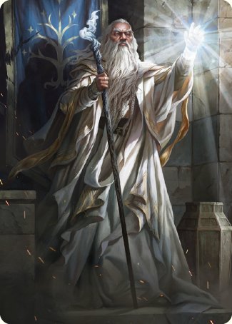 Gandalf the White Art Card [The Lord of the Rings: Tales of Middle-earth Art Series] | Exor Games Truro