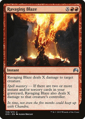 Ravaging Blaze [Magic Origins] | Exor Games Truro