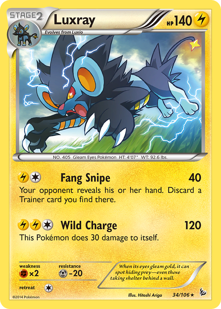 Luxray (34/106) [XY: Flashfire] | Exor Games Truro