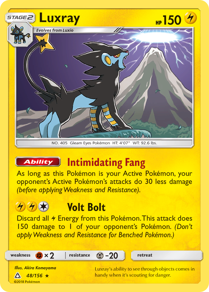 Luxray (48/156) [Sun & Moon: Ultra Prism] | Exor Games Truro