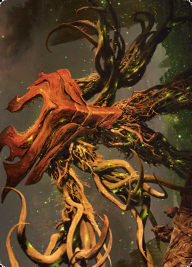 Ashaya, Soul of the Wild Art Card (Gold-Stamped Signature) [Zendikar Rising Art Series] | Exor Games Truro