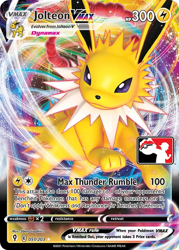 Jolteon VMAX (051/203) [Prize Pack Series One] | Exor Games Truro