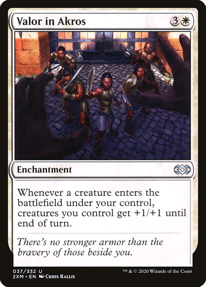 Valor in Akros [Double Masters] | Exor Games Truro