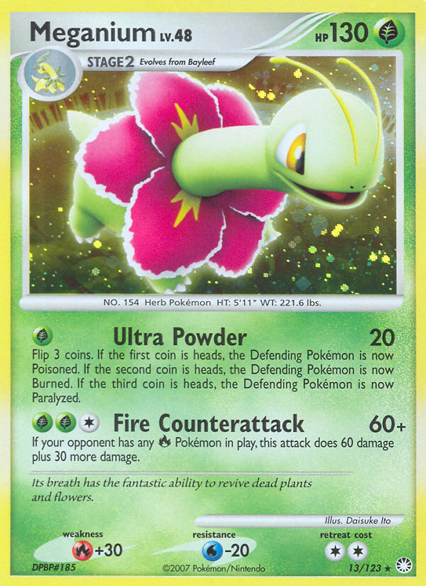 Meganium (13/123) [Diamond & Pearl: Mysterious Treasures] | Exor Games Truro