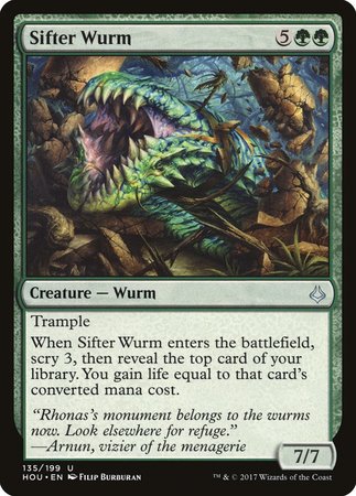 Sifter Wurm [Hour of Devastation] | Exor Games Truro