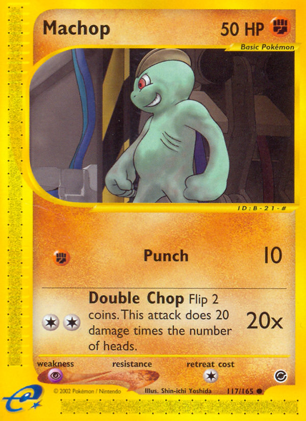 Machop (117/165) [Expedition: Base Set] | Exor Games Truro