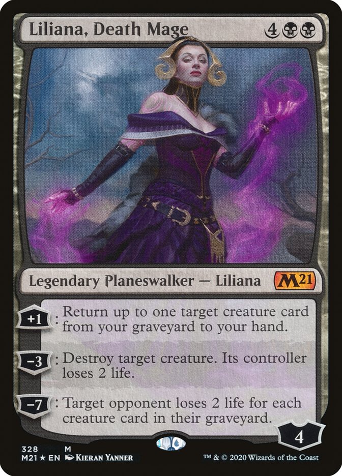 Liliana, Death Mage [Core Set 2021] | Exor Games Truro