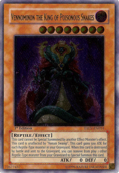Vennominon the King of Poisonous Snakes [TAEV-EN014] Ultimate Rare | Exor Games Truro
