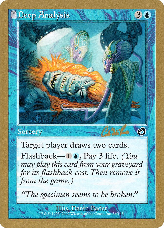 Deep Analysis (Carlos Romao) [World Championship Decks 2002] | Exor Games Truro