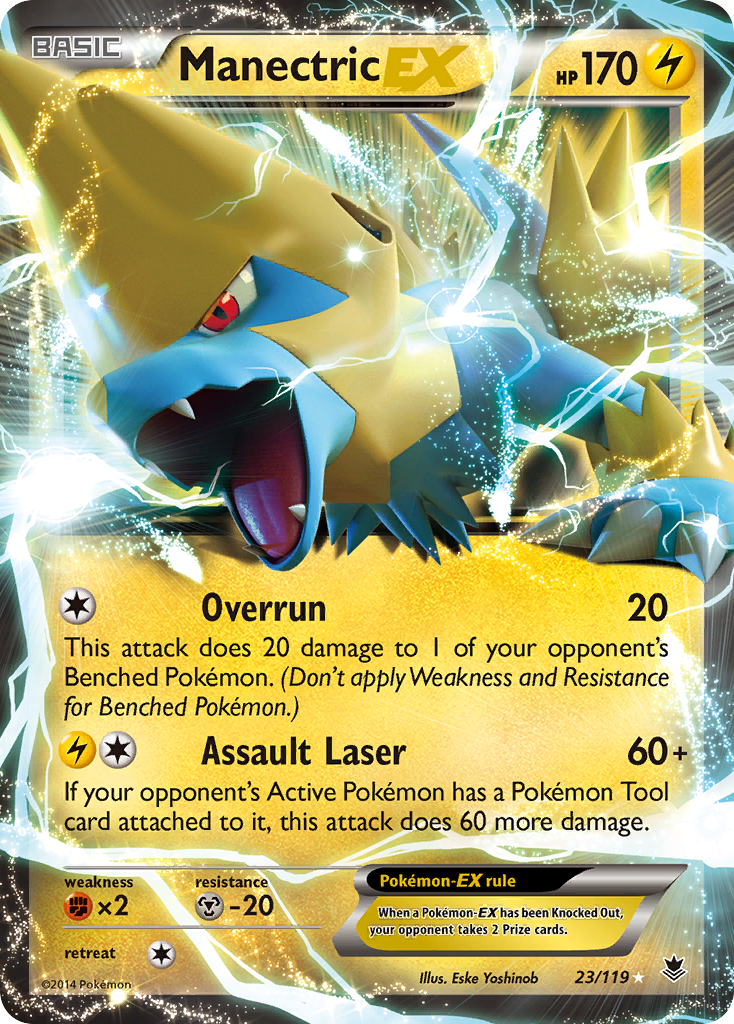 Manectric EX (23/119) [XY: Phantom Forces] | Exor Games Truro