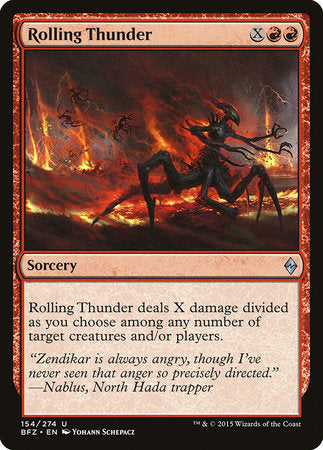 Rolling Thunder [Battle for Zendikar] | Exor Games Truro