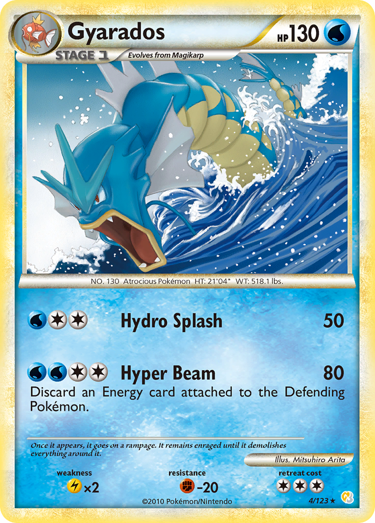 Gyarados (4/123) [HeartGold & SoulSilver: Base Set] | Exor Games Truro