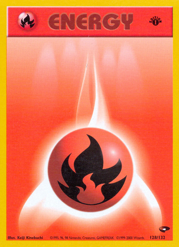 Fire Energy (128/132) [Gym Challenge 1st Edition] | Exor Games Truro