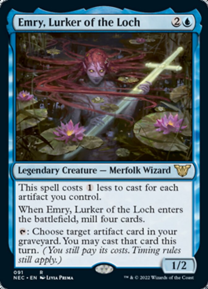 Emry, Lurker of the Loch [Kamigawa: Neon Dynasty Commander] | Exor Games Truro