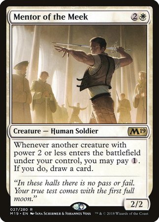 Mentor of the Meek [Core Set 2019] | Exor Games Truro
