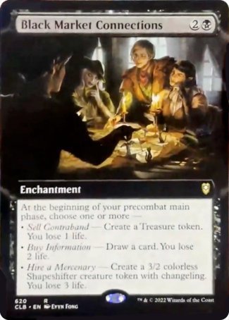 Black Market Connections (Extended Art) [Commander Legends: Battle for Baldur's Gate] | Exor Games Truro
