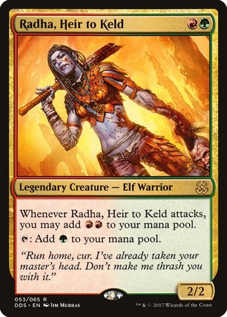 Radha, Heir to Keld [Duel Decks: Mind vs. Might] | Exor Games Truro