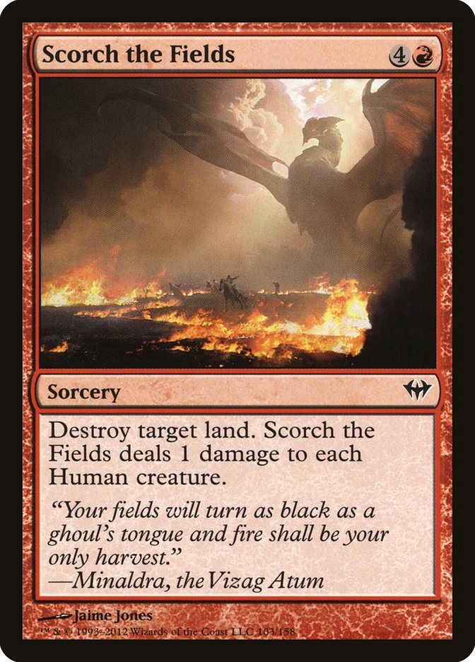 Scorch the Fields [Dark Ascension] | Exor Games Truro