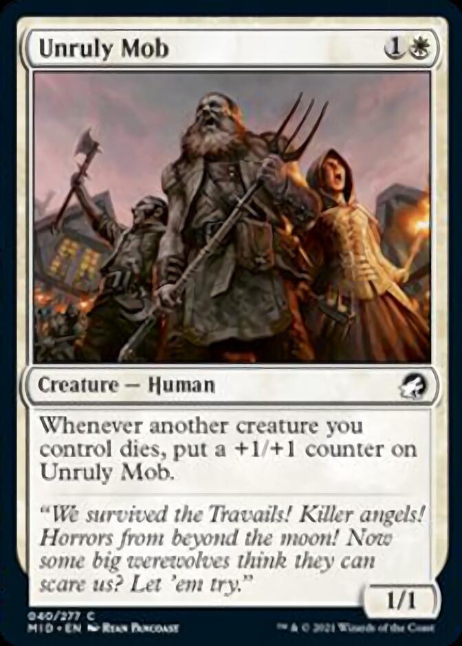 Unruly Mob [Innistrad: Midnight Hunt] | Exor Games Truro