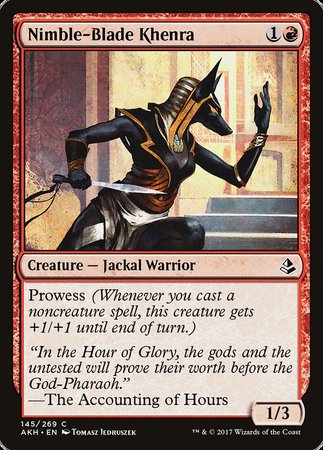 Nimble-Blade Khenra [Amonkhet] | Exor Games Truro