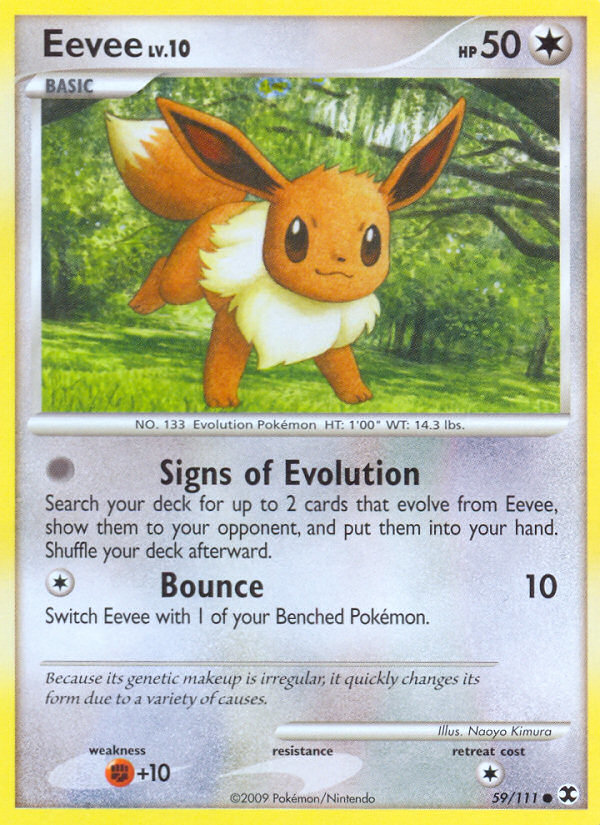 Eevee (59/111) [Platinum: Rising Rivals] | Exor Games Truro