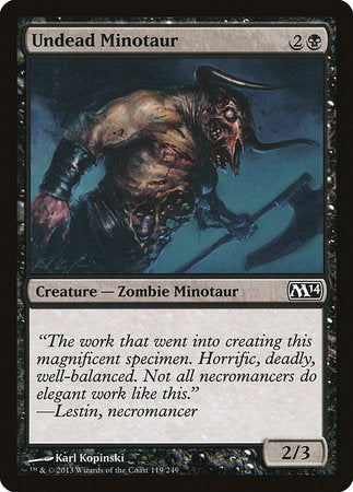 Undead Minotaur [Magic 2014] | Exor Games Truro