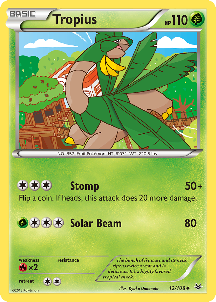 Tropius (12/108) [XY: Roaring Skies] | Exor Games Truro