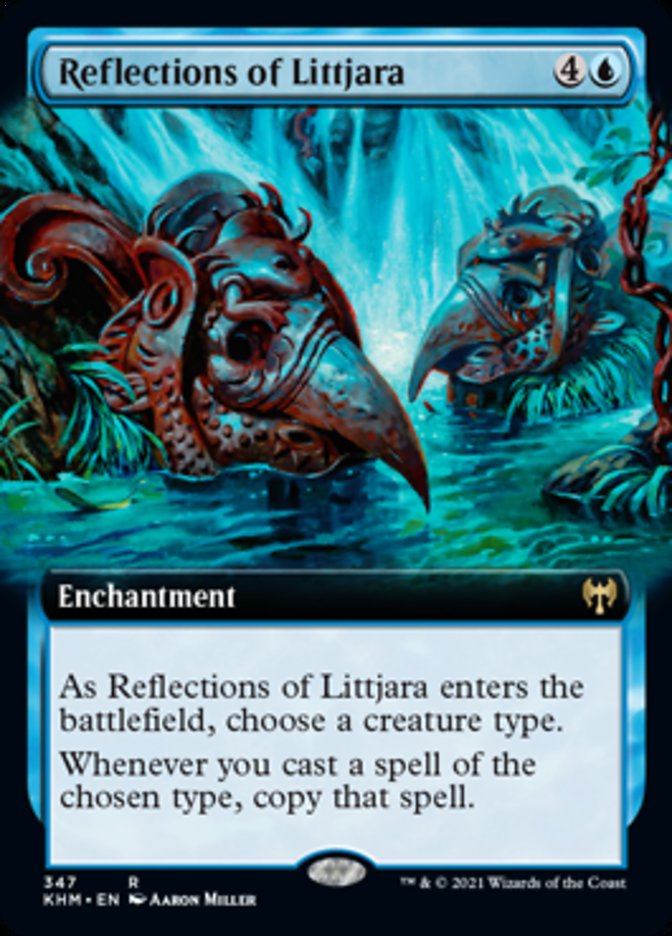 Reflections of Littjara (Extended Art) [Kaldheim] | Exor Games Truro