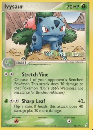 Ivysaur (35/100) (Prerelease Promo) [Nintendo: Black Star Promos] | Exor Games Truro