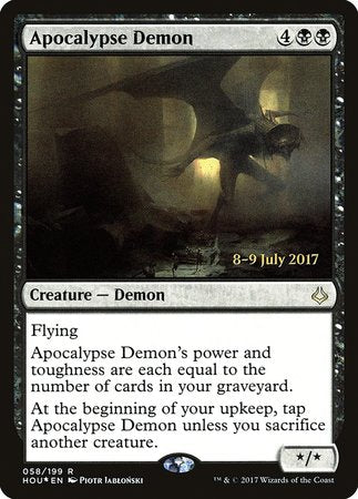 Apocalypse Demon [Hour of Devastation Promos] | Exor Games Truro