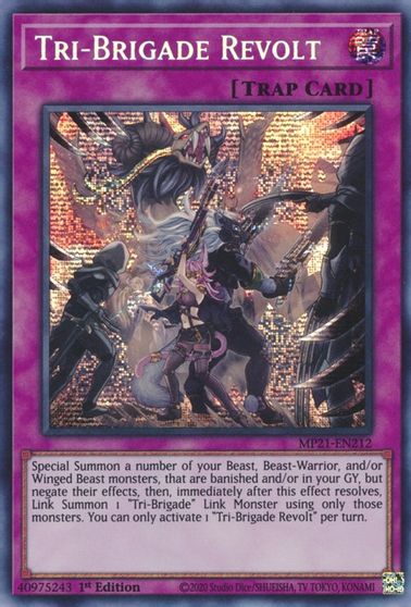 Tri-Brigade Revolt [MP21-EN212] Prismatic Secret Rare | Exor Games Truro