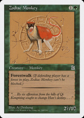 Zodiac Monkey [Portal Three Kingdoms] | Exor Games Truro