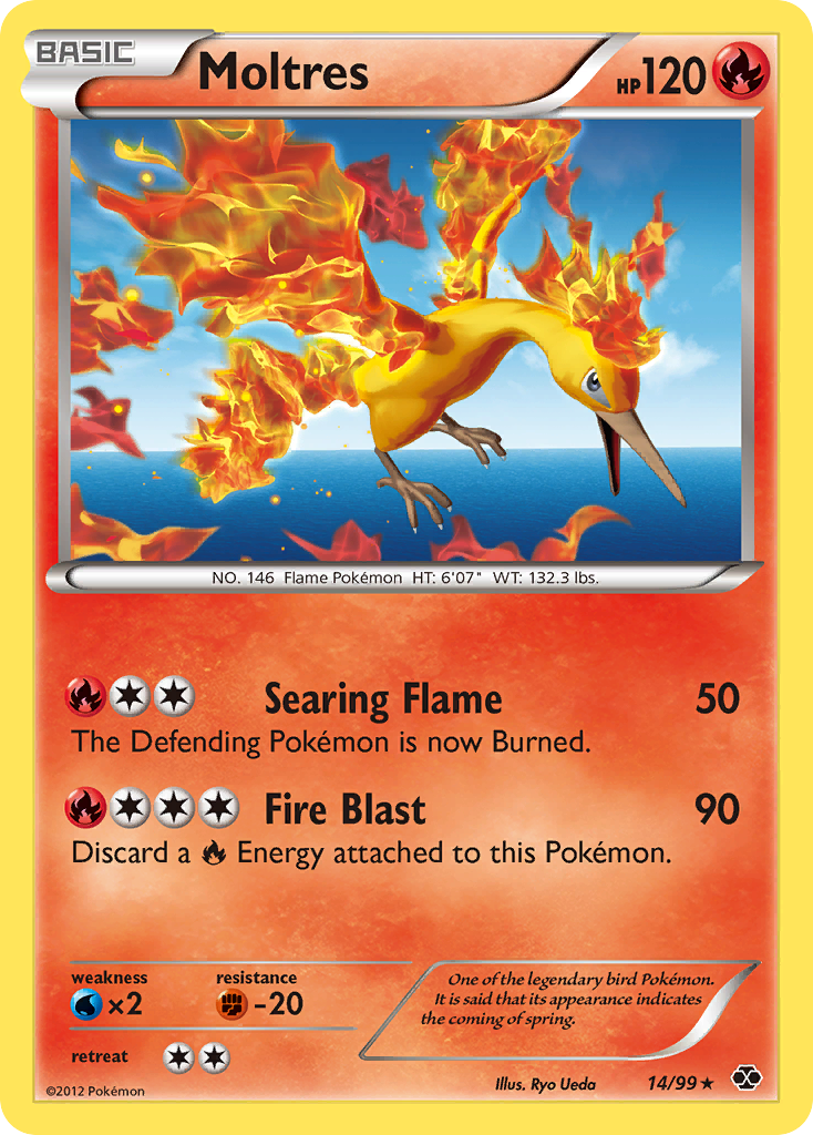 Moltres (14/99) [Black & White: Next Destinies] | Exor Games Truro