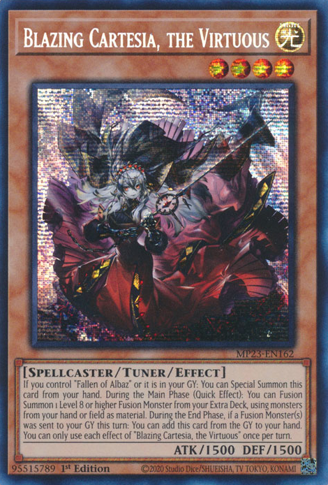 Blazing Cartesia, the Virtuous [MP23-EN162] Prismatic Secret Rare | Exor Games Truro