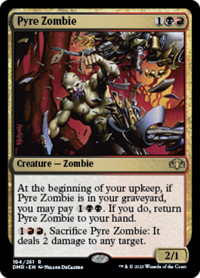 Pyre Zombie [Dominaria Remastered] | Exor Games Truro