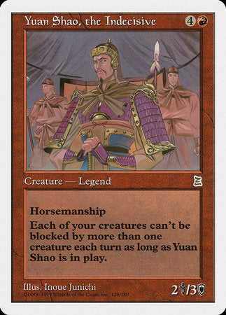 Yuan Shao, the Indecisive [Portal Three Kingdoms] | Exor Games Truro