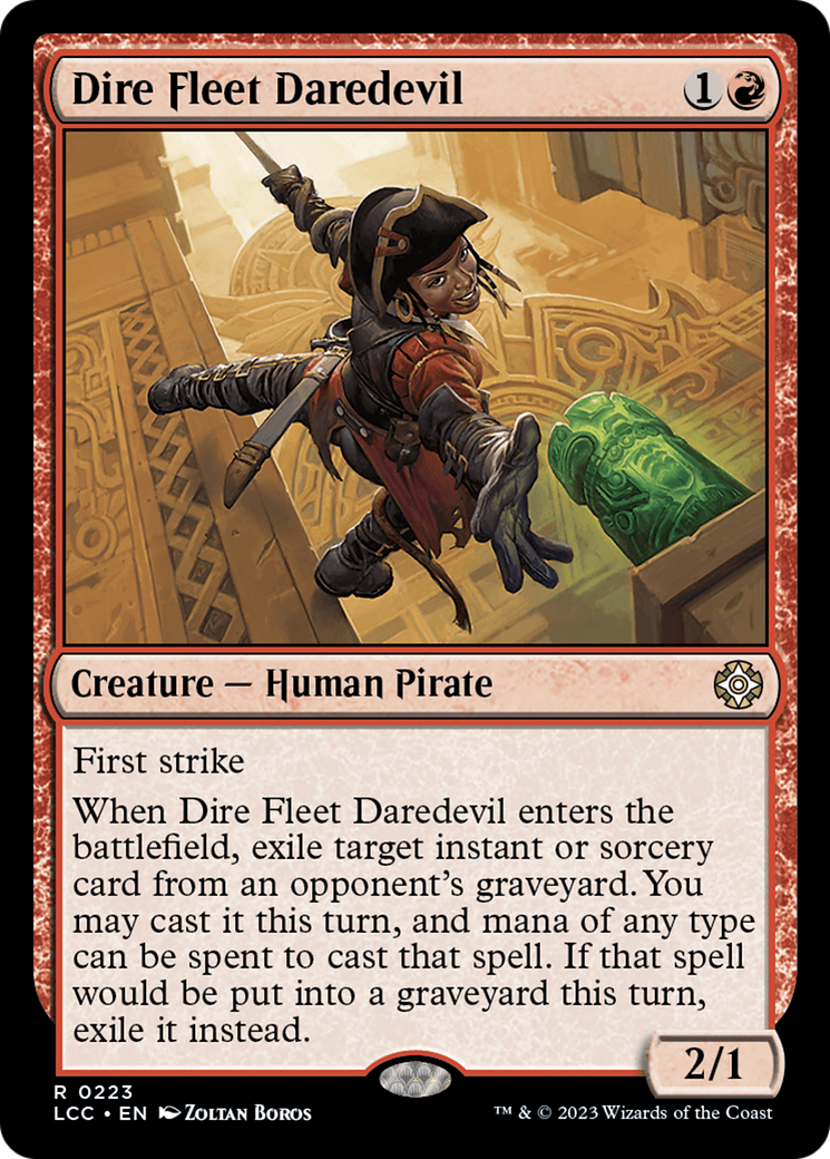 Dire Fleet Daredevil [The Lost Caverns of Ixalan Commander] | Exor Games Truro