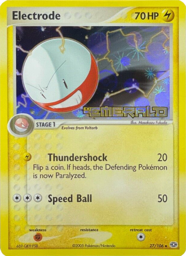 Electrode (27/106) (Stamped) [EX: Emerald] | Exor Games Truro