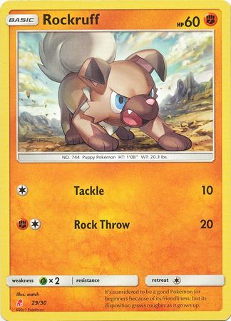 Rockruff (29/30) [Sun & Moon: Trainer Kit - Lycanroc] | Exor Games Truro