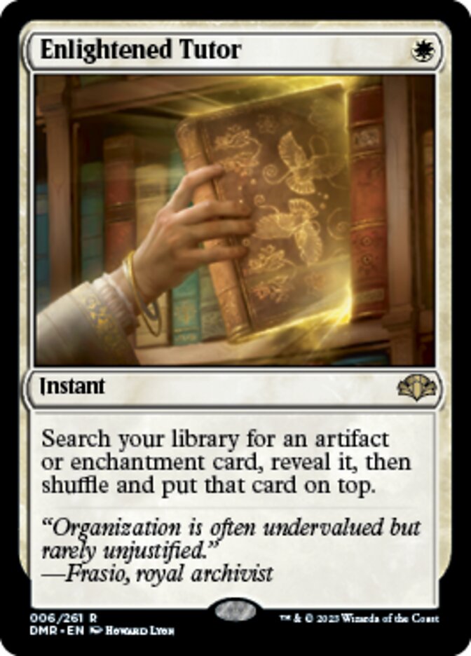 Enlightened Tutor [Dominaria Remastered] | Exor Games Truro
