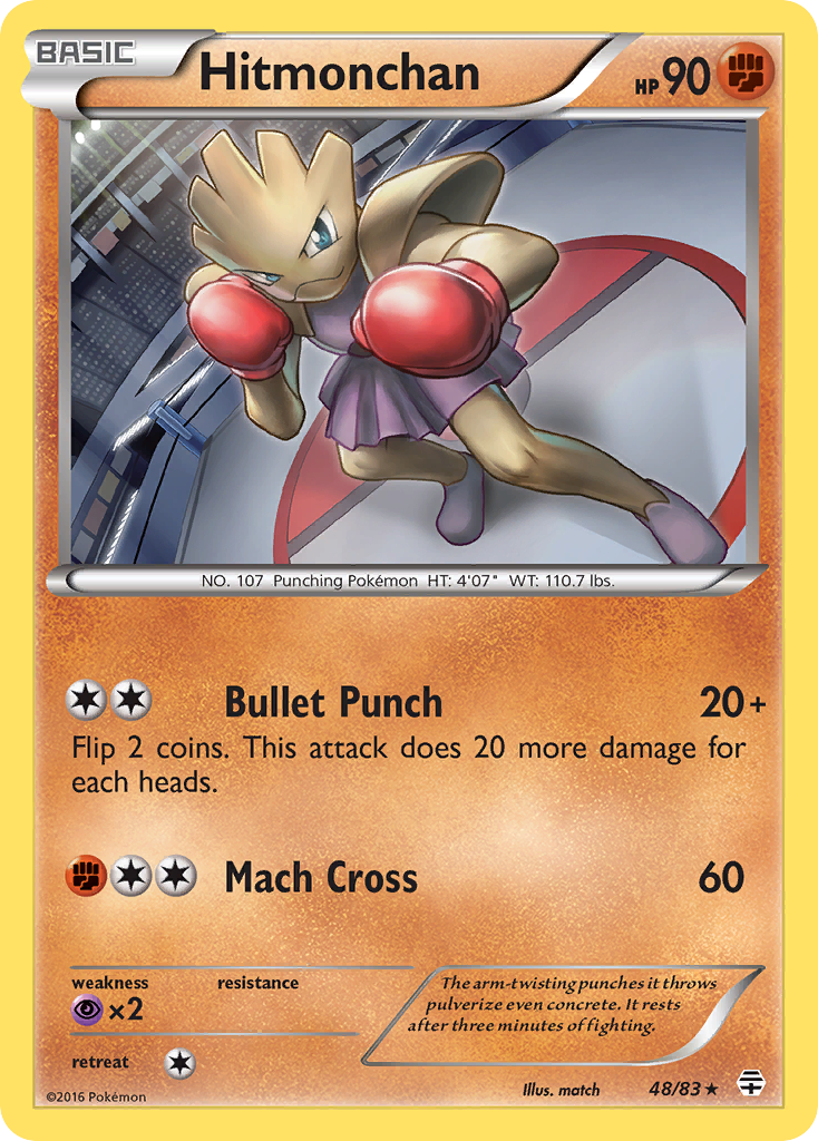 Hitmonchan (48/83) [XY: Generations] | Exor Games Truro