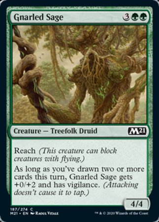 Gnarled Sage [Core Set 2021] | Exor Games Truro