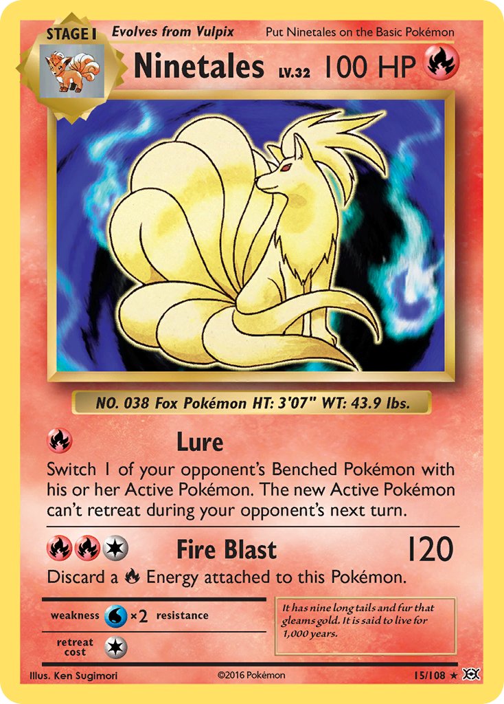 Ninetales (15/108) (Theme Deck Exclusive) [XY: Evolutions] | Exor Games Truro