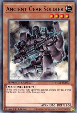 Ancient Gear Soldier [SGX1-END07] Common | Exor Games Truro